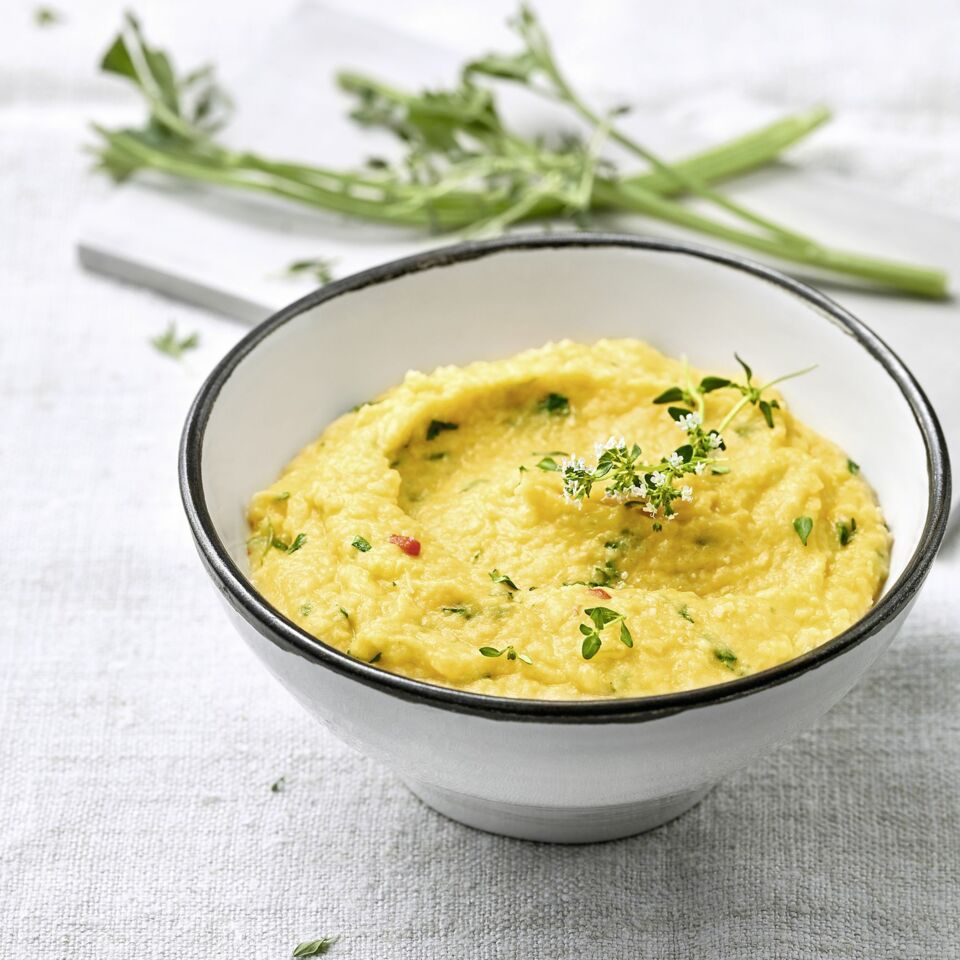 Süßkartoffel-Püree mit Sellerie I Rezept für den Thermomix | Küchengötter