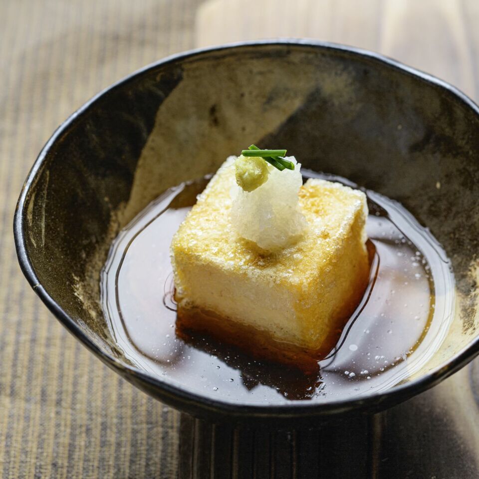 Frittierter Tofu in Tsuyu-Brühe Rezept | Küchengötter