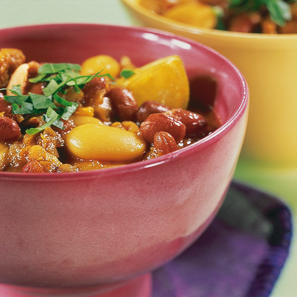Bohnensuppe mit Lamm Rezept | Küchengötter Bohnensuppe mit Lamm Rezept | Küchengötter