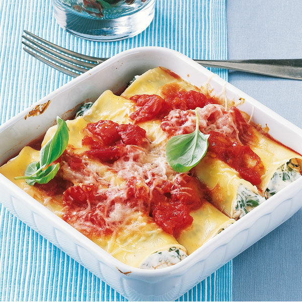 Spinat-Cannelloni