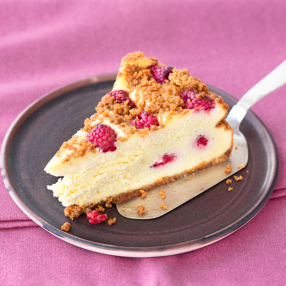 Rezept für Himbeer-Mascarpone-Käsekuchen | Küchengötter