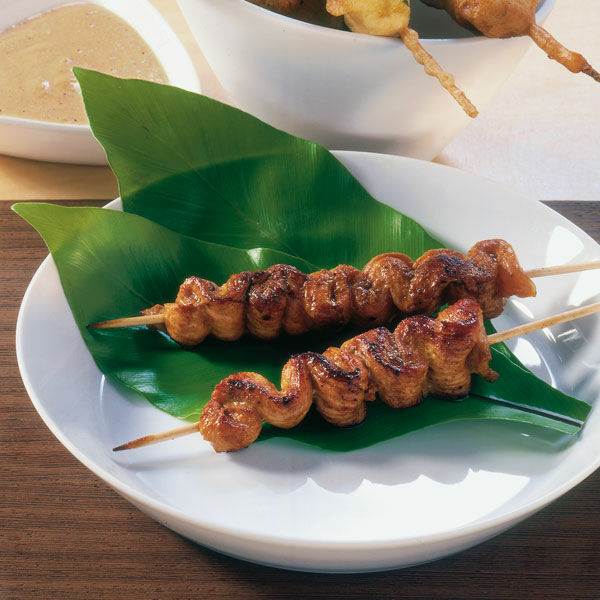 Saté-Spieße mit Putenbrust in Erdnuss-Sauce Rezept | Küchengötter