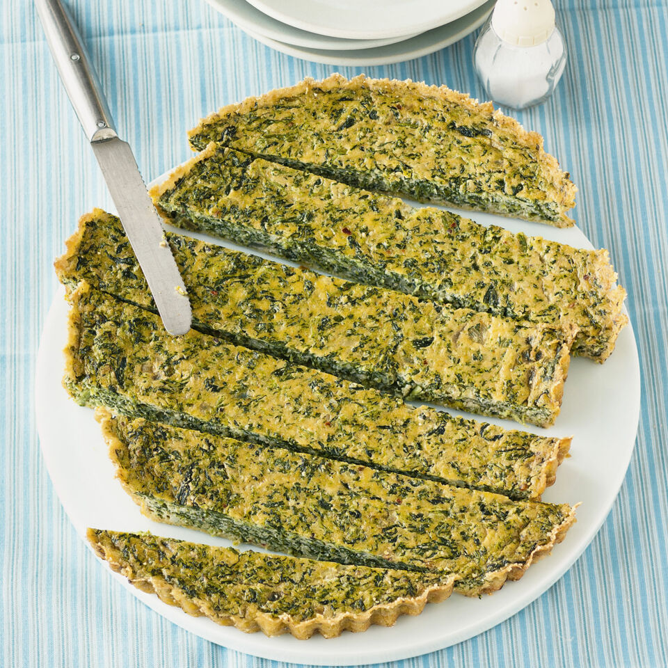Spinat-Tarte ohne Boden Rezept | Küchengötter