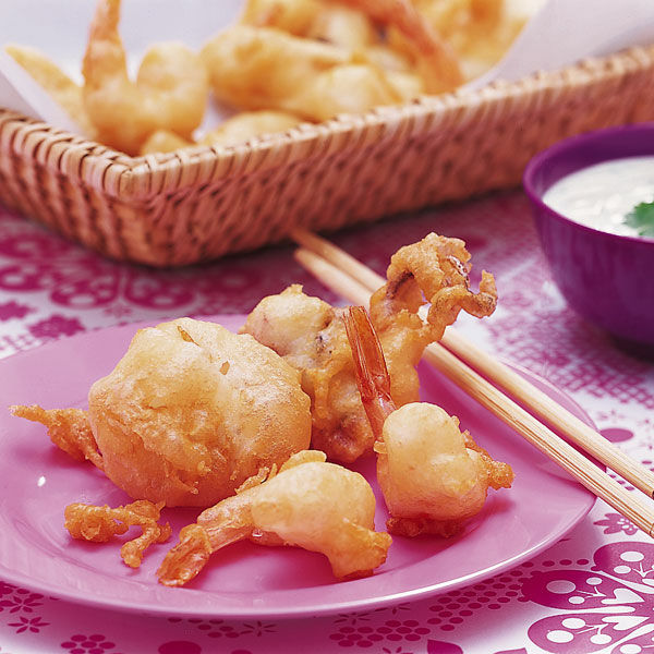Tempura mit zwei Saucen Rezept | Küchengötter Tempura mit zwei Saucen Rezept | Küchengötter