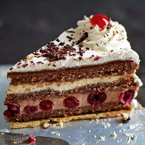 Bild einer Schwarzwälder Kirschtorte