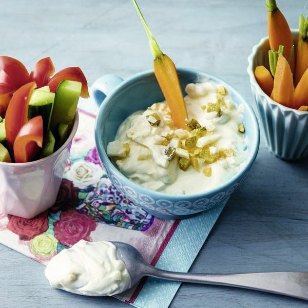 Gemüsesticks mit leichtem Remouladendip Rezept | Küchengötter Gemüsesticks mit leichtem Remouladendip Rezept | Küchengötter