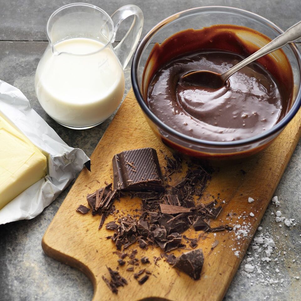 Tortenglasur aus Zartbitterschokolade | Küchengötter Tortenglasur aus Zartbitterschokolade | Küchengötter