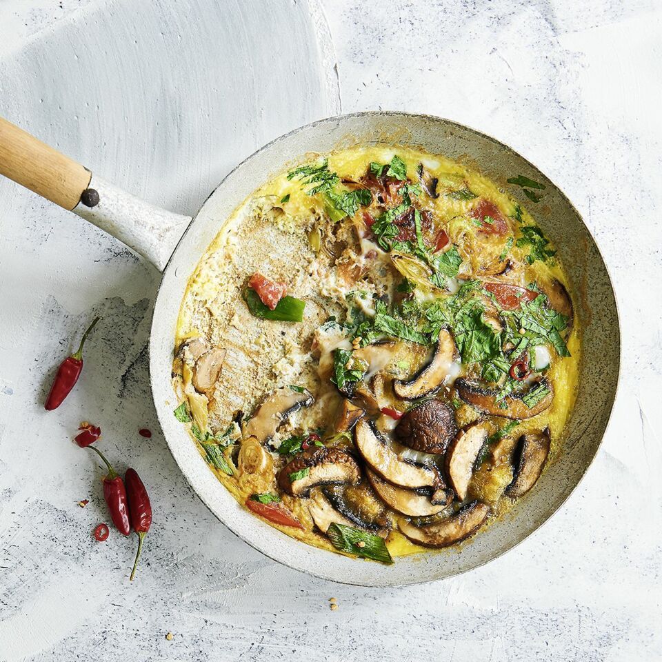 Pilz Omelett Kuchengotter Eier Omelett Mit Pilzen