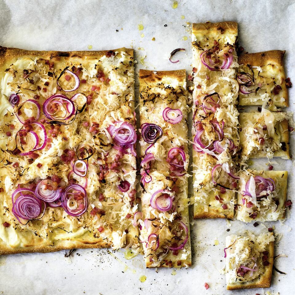 Krautkuchen Mit Schinken Rezept Kuchengotter 