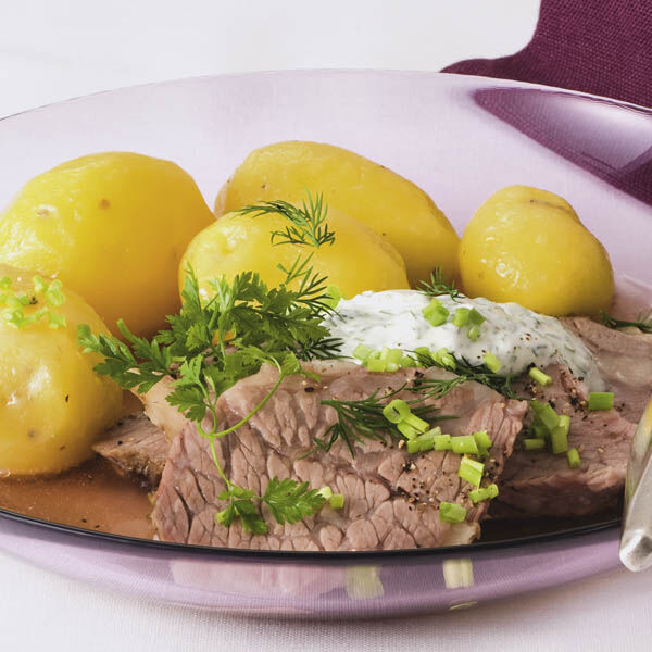 Genshin impact Gesottenes Rindfleisch mit Kräutersauce Rezept | Küchengötter