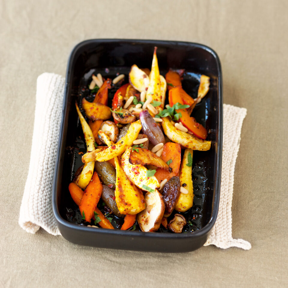 Herbstlich-winterliches Ofengemüse Rezept | Küchengötter