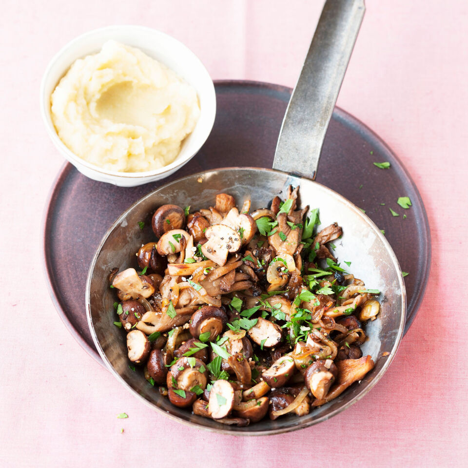 Pilzpfanne mit Maronen Rezept | Küchengötter Pilzpfanne mit Maronen Rezept | Küchengötter