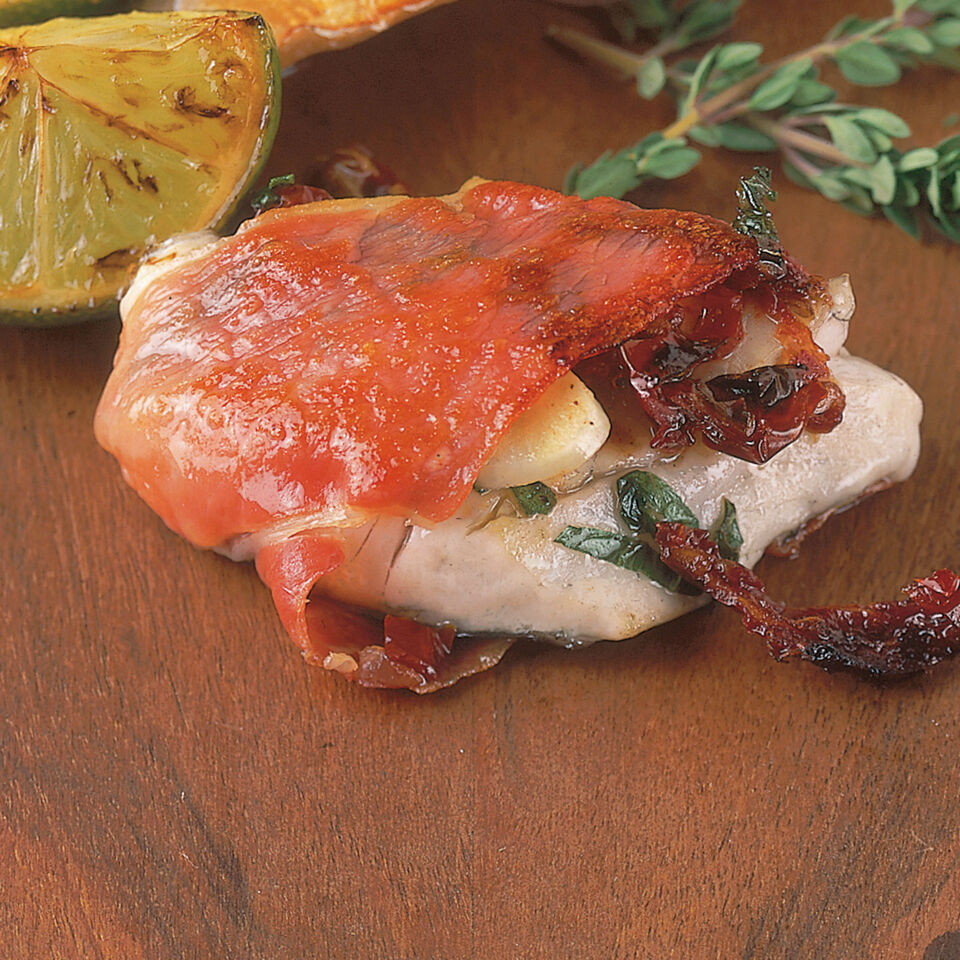 Fisch-Saltimbocca mit getrockneten Tomaten Raclette Rezept | Küchengötter Fisch-Saltimbocca mit getrockneten Tomaten Raclette Rezept | Küchengötter