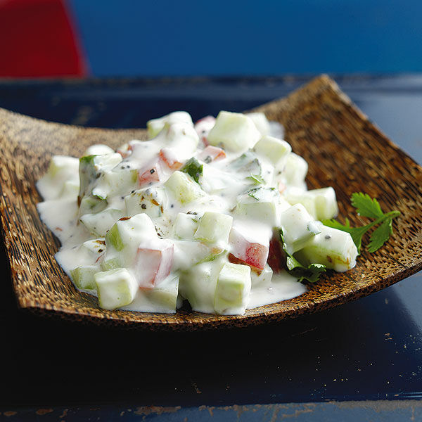 Gurken-Tomaten-Raita Rezept | Küchengötter