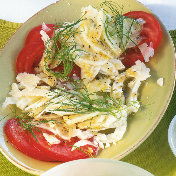 Fenchel und Tomaten mit Parmesan Rezept | Küchengötter