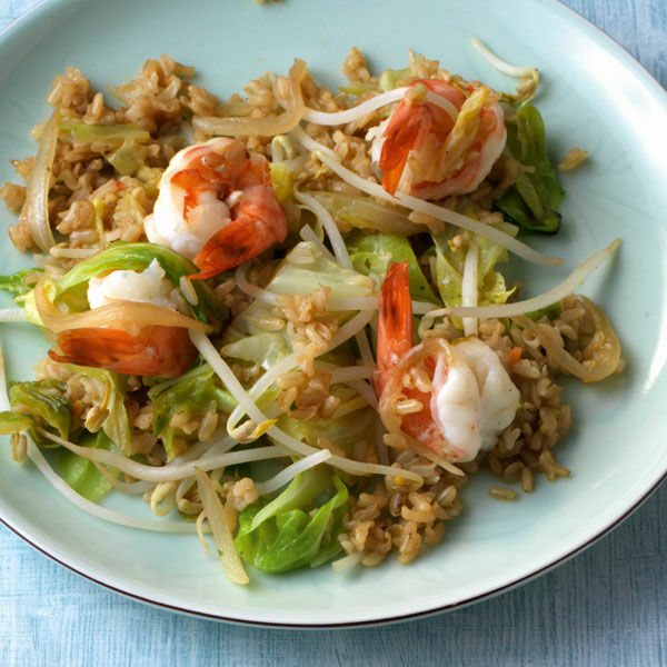 Gebratener Reis mit Garnelen und Gemüse Rezept | Küchengötter Gebratener Reis mit Garnelen und Gemüse Rezept | Küchengötter