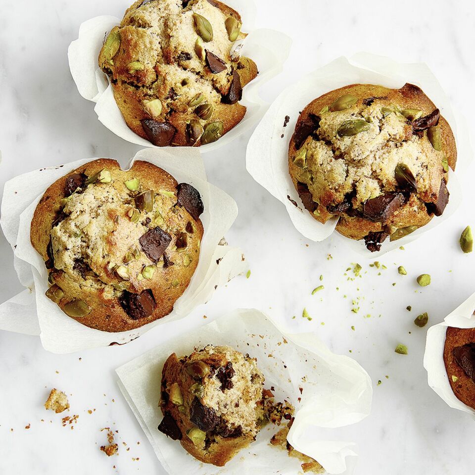Pistazien-Schoko-Muffins mit Buttermilch Rezept | Küchengötter Pistazien-Schoko-Muffins mit Buttermilch Rezept | Küchengötter