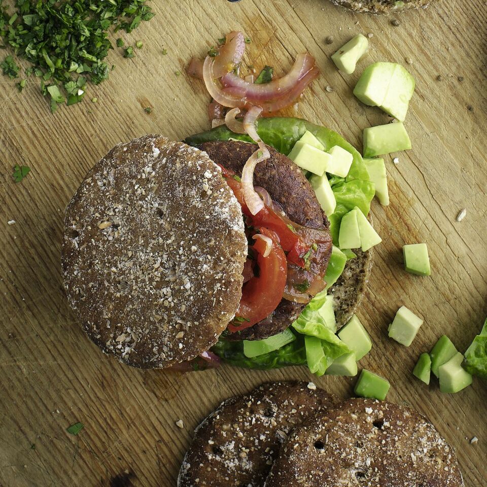 Kidneybohnen-Burger | Vegetarisches Slow Carb Rezept | Küchengötter Kidneybohnen-Burger | Vegetarisches Slow Carb Rezept | Küchengötter