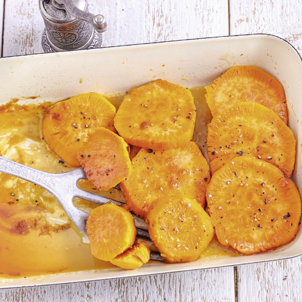 Glasierte Süßkartoffeln Rezept | Küchengötter Glasierte Süßkartoffeln Rezept | Küchengötter