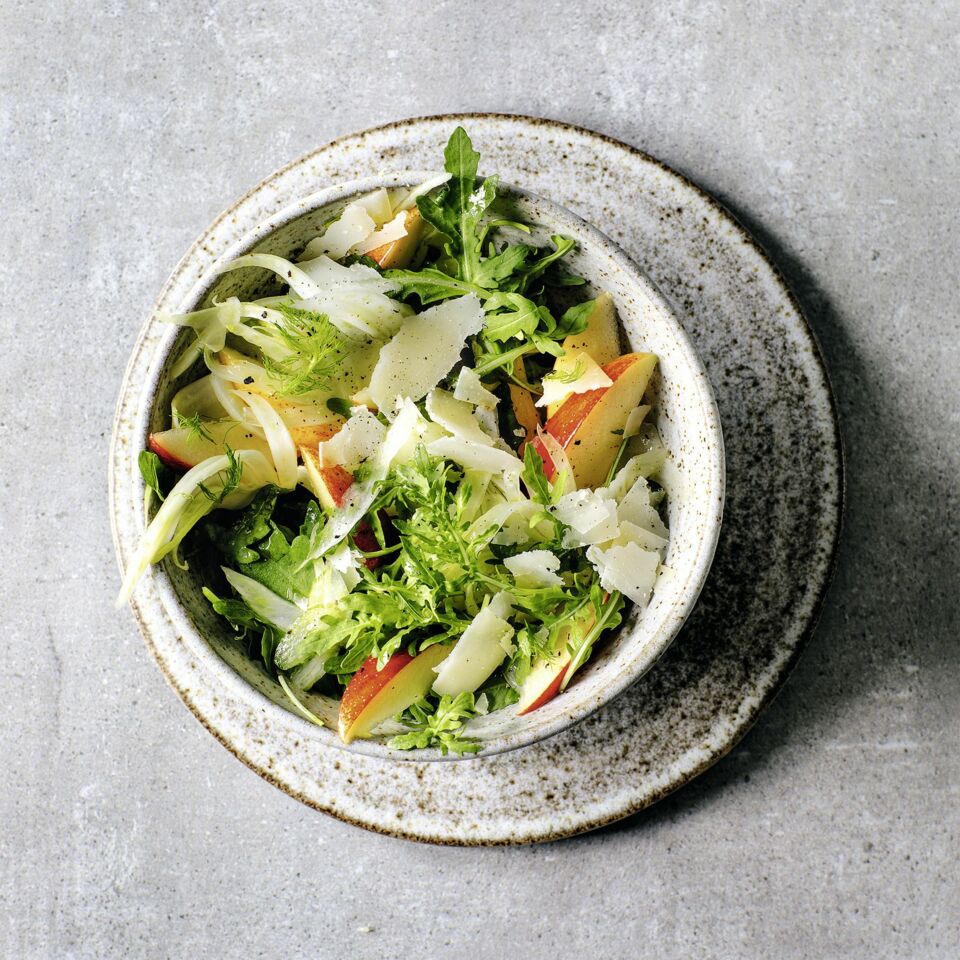Fenchel-Rucola-Salat mit Apfel Rezept | Küchengötter