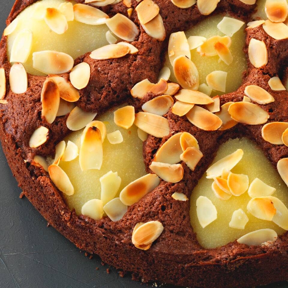 Schneller Schoko-Birnenkuchen Rezept | Küchengötter Schneller Schoko-Birnenkuchen Rezept | Küchengötter