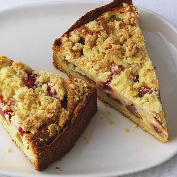 Rhabarber Streuselkuchen Rezept Kuchengotter