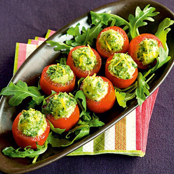 Cocktailtomaten mit Mozzarella