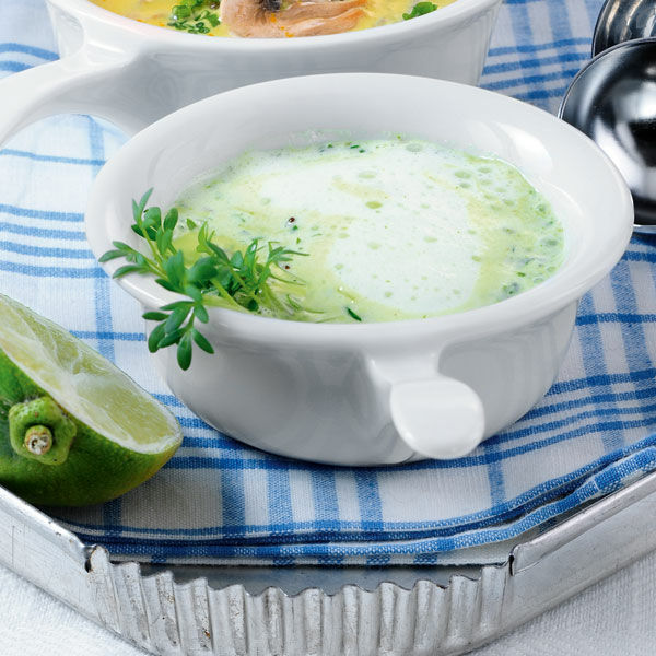 Limetten-Kräuter-Schaum