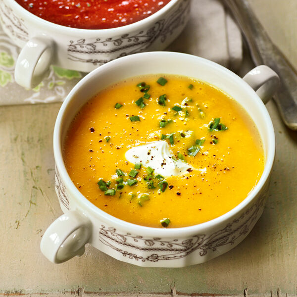 Kürbissuppe mit Lauch Rezept | Küchengötter