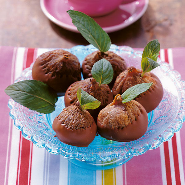 Feigen mit Mandel-Schoko-Füllung Rezept | Küchengötter Feigen mit Mandel-Schoko-Füllung Rezept | Küchengötter