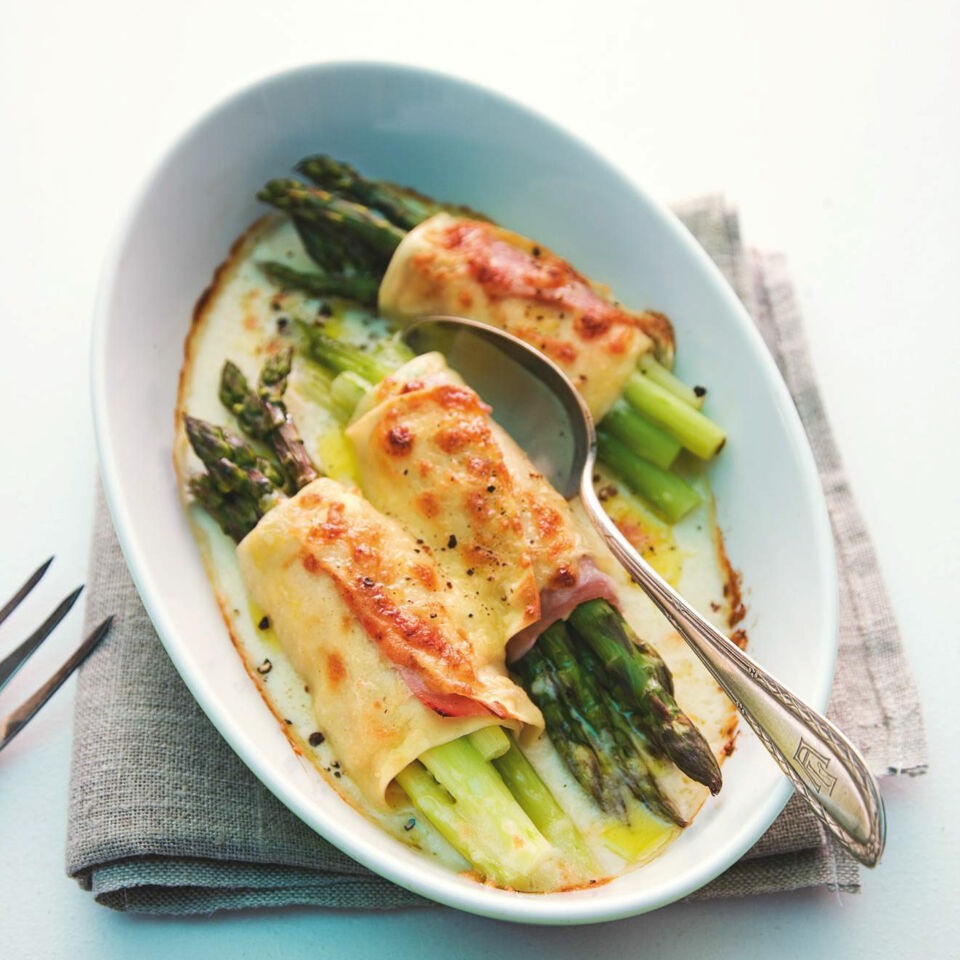 Überbackene Spargelcannelloni Rezept | Küchengötter
