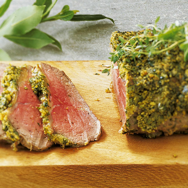 Roastbeef mit Kräuterkruste Rezept | Küchengötter