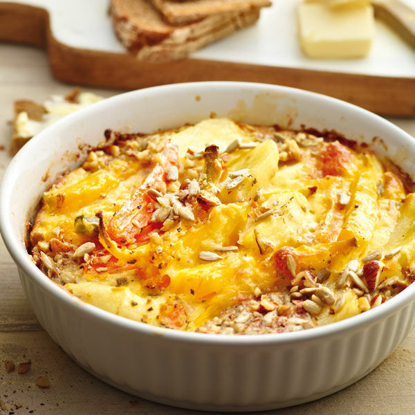 Pastinaken-Möhren-Auflauf mit Nüssen Rezept | Küchengötter Pastinaken-Möhren-Auflauf mit Nüssen Rezept | Küchengötter