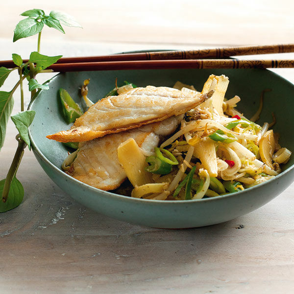 Thai-Dorade mit Bambussprossen