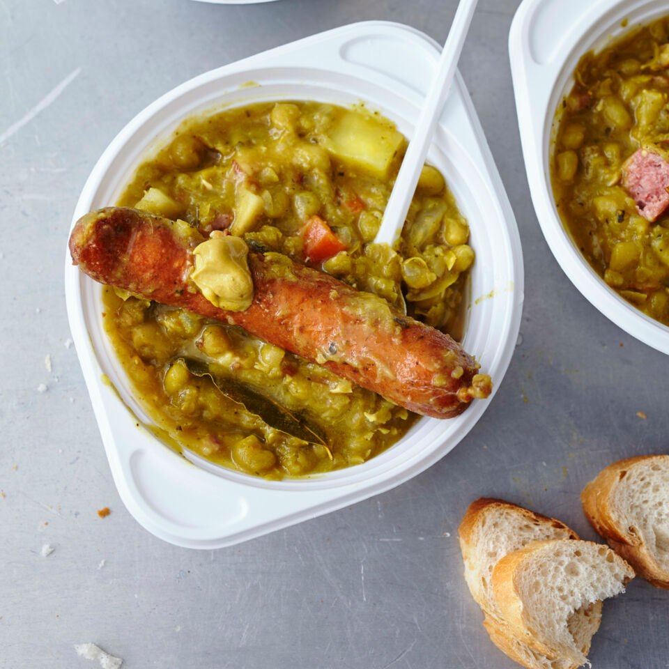 Cremige Erbsensuppe Rezept | Küchengötter Cremige Erbsensuppe Rezept | Küchengötter