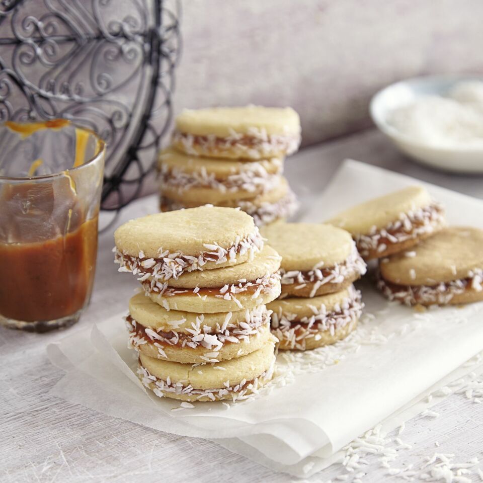 Alfajores mit Dulce de leche Rezept | Küchengötter Alfajores mit Dulce de leche Rezept | Küchengötter