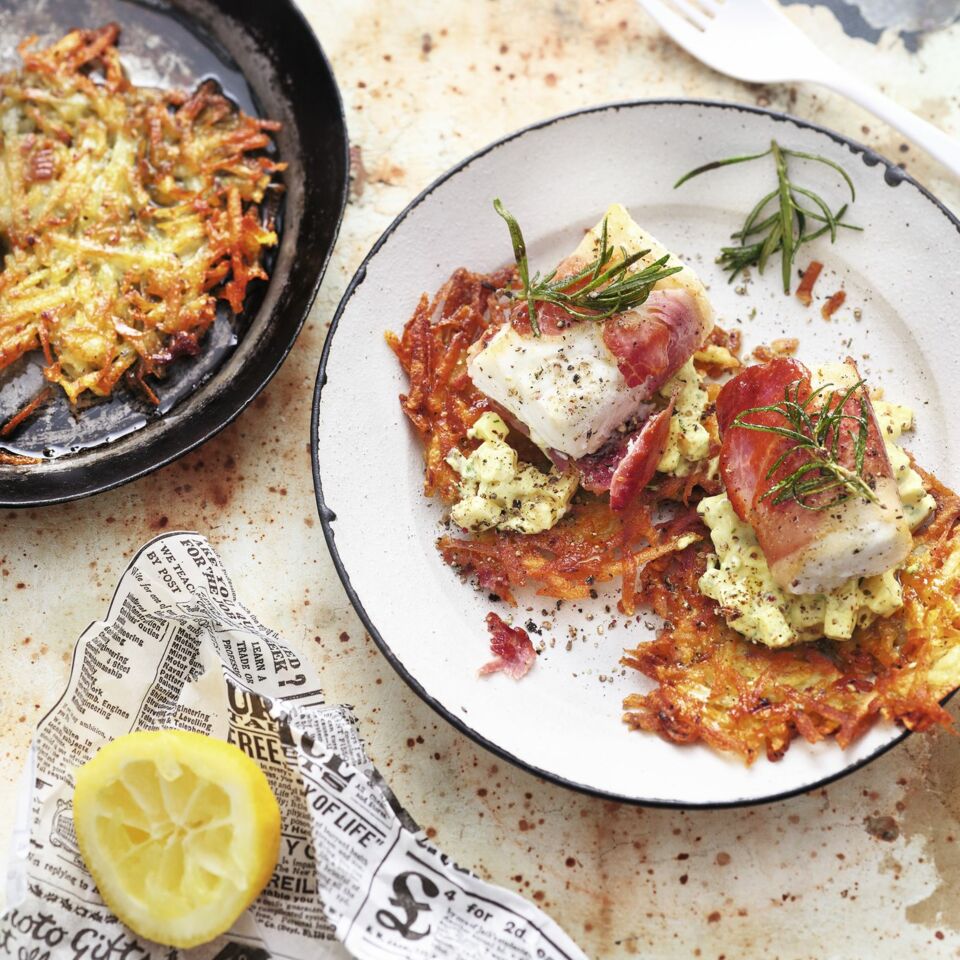 Herzhafte Reibekuchen mit Kabeljau Rezept | Küchengötter Herzhafte Reibekuchen mit Kabeljau Rezept | Küchengötter