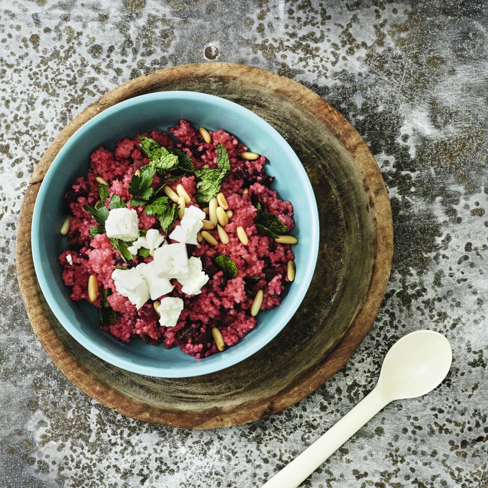 Rote-Bete-Couscous