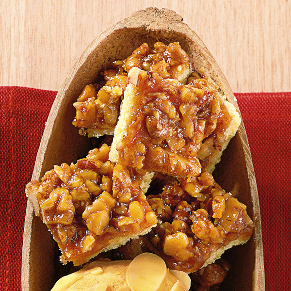 Pekannuss-Schnitten Rezept | Küchengötter