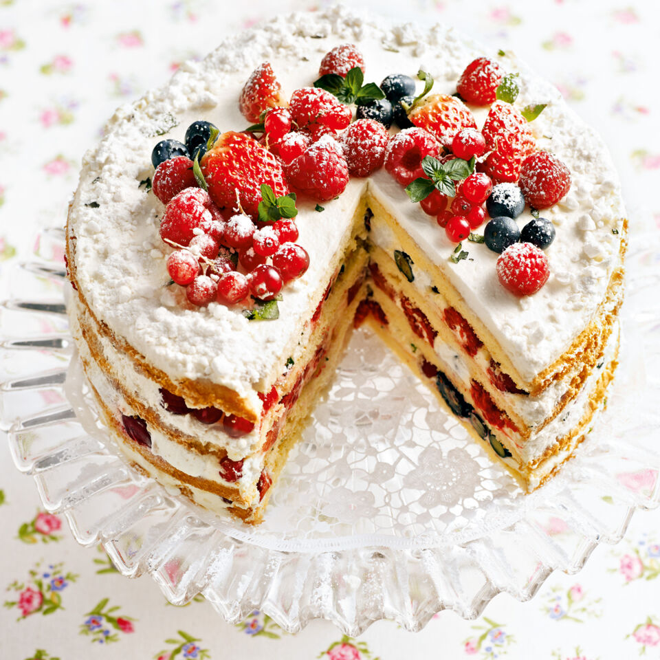 Cranberry Torte Vanillekuchen Vegan Bianca Zapatka Rezepte