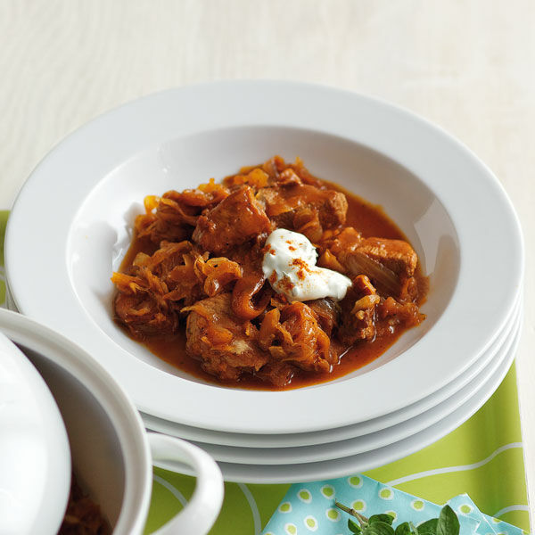 Rotes Sauerkraut-Gulasch Rezept | Küchengötter