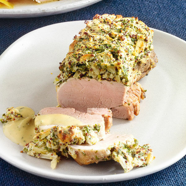 Schweinefilet mit Senfkruste