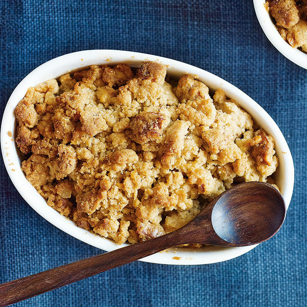 Birnen-Crumble mit Walnüssen Rezept | Küchengötter