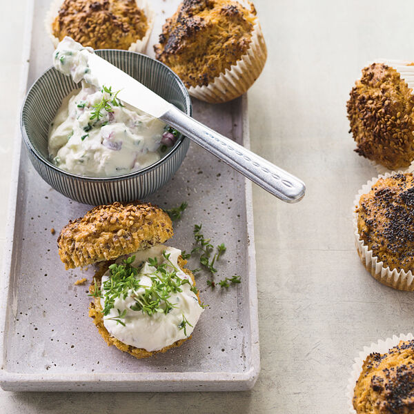 Kresse-Eiweiß-Brötchen Rezept | Küchengötter Kresse-Eiweiß-Brötchen Rezept | Küchengötter