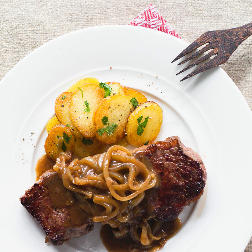 Schwäbischer Zwiebelrostbraten