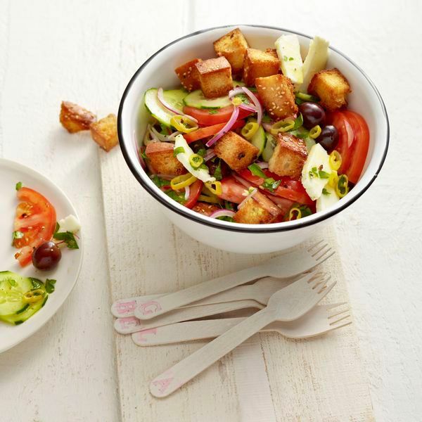 Griechischer Fladenbrot-Salat