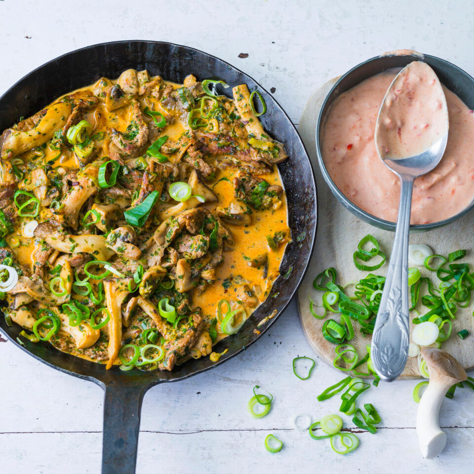 Rindfleischpfanne Mit Pilzen - Rezepte Suchen Rindfleischpfanne Mit Pilzen - Rezepte Suchen