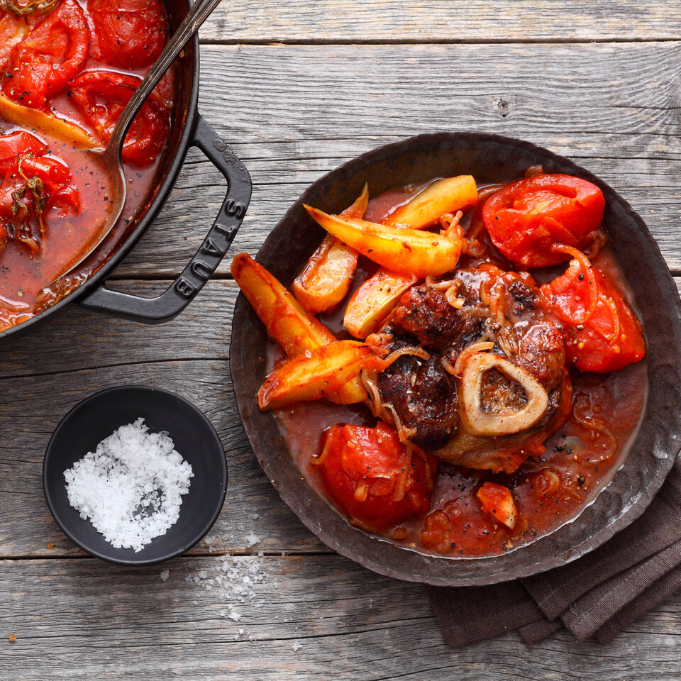 Ossobuco mit Tomatensauce Rezept | Küchengötter