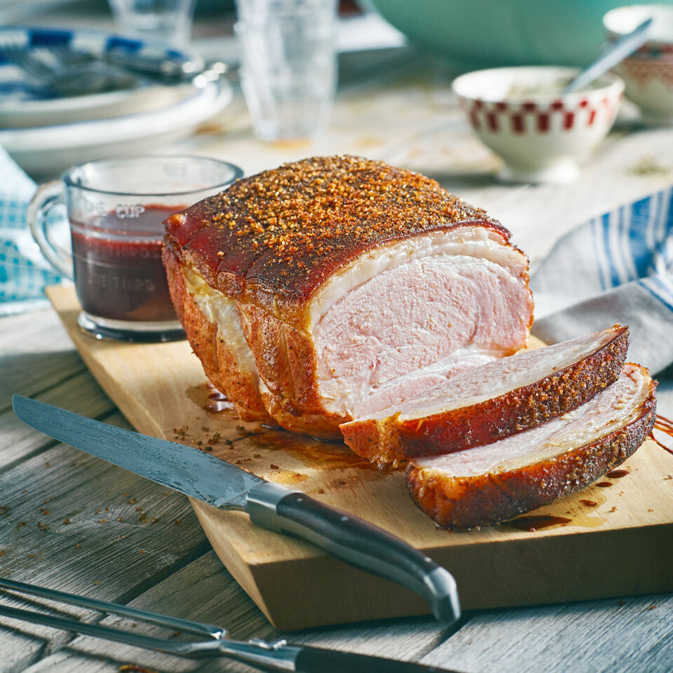 Schweinebraten mit Malz-Essig-Sauce Rezept | Küchengötter Schweinebraten mit Malz-Essig-Sauce Rezept | Küchengötter