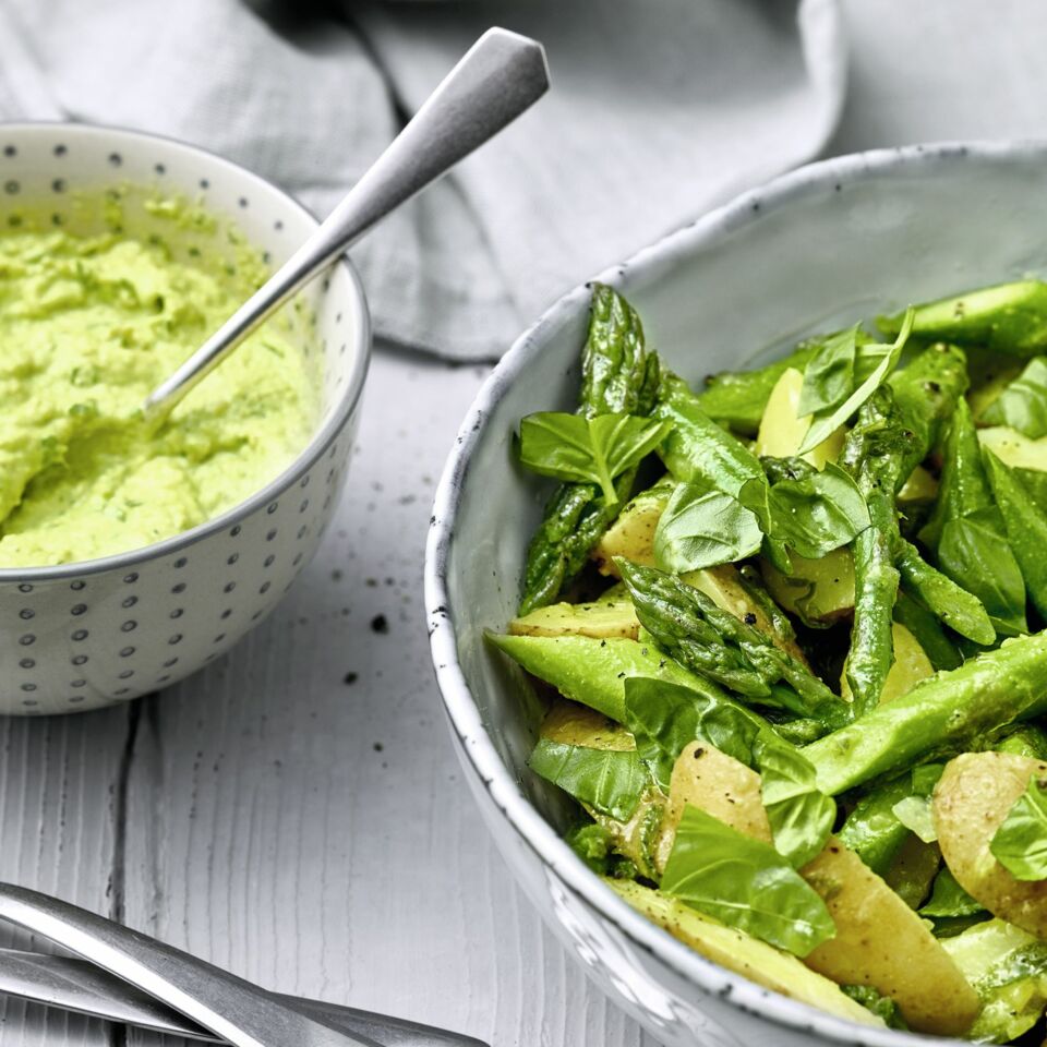 Spargel-Kartoffel-Salat | Rezept für den Thermomix | Küchengötter